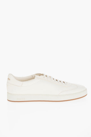 Sneakers Low-Top In Pelle Martellata