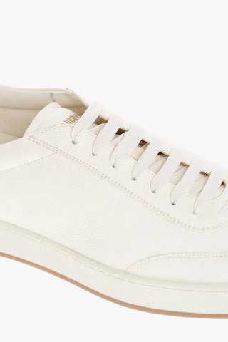 Sneakers Low-Top In Pelle Martellata
