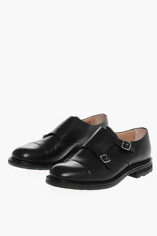 Mocassini Monk Strap WADEBRIDGE In Pelle Spazzolata