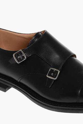 Mocassini Monk Strap WADEBRIDGE In Pelle Spazzolata