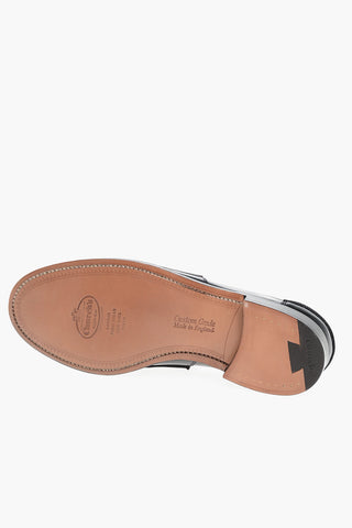 Brushed Leather Penny Loafers