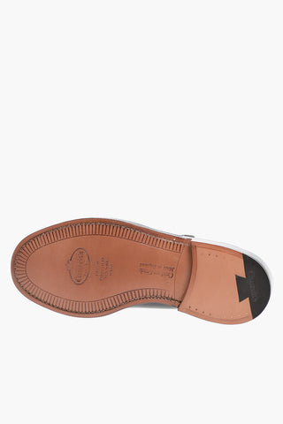 Brushed Leather Monk Strap Loafers