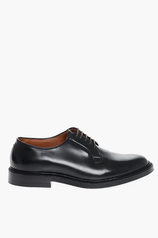 Scarpe Derby In Pelle Spazzolata