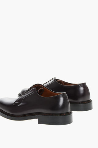 Brushed Leather Derby Shoes