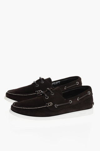 Scarpe Da Barca In Suede