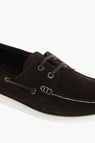 Scarpe Da Barca In Suede