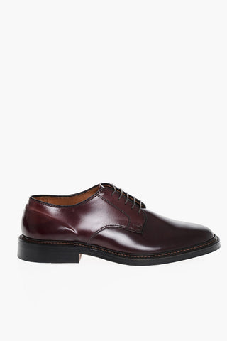 Brushed Leather Derby Shoes