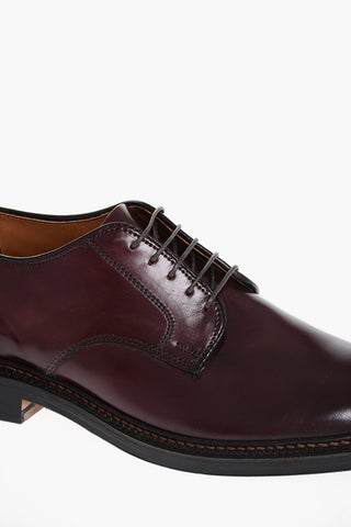 Brushed Leather Derby Shoes