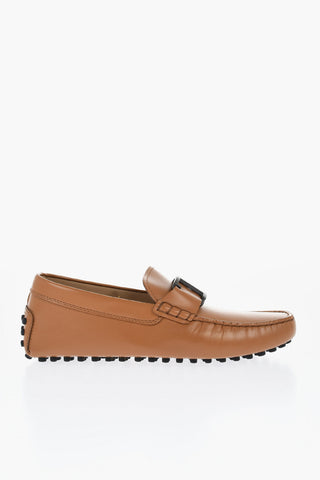 Leather HEAVEN Loafers with Metal Details
