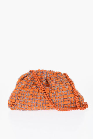 Fabric and Lurex RABBIT GAME Clutch