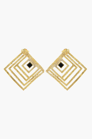 KHAITE Ohrringe II POST SMALL aus 24K-vergoldetem Silber