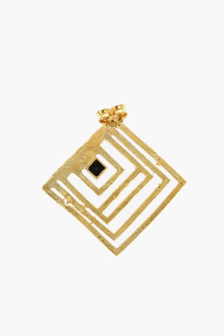 KHAITE Ohrringe II POST SMALL aus 24K-vergoldetem Silber