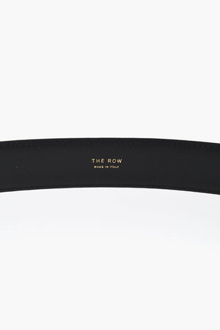 Leather Belt with Two-Tone Buckle 35mm