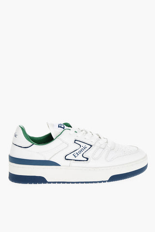 Solid Color Low-Top Sneakers with Contrasting Details