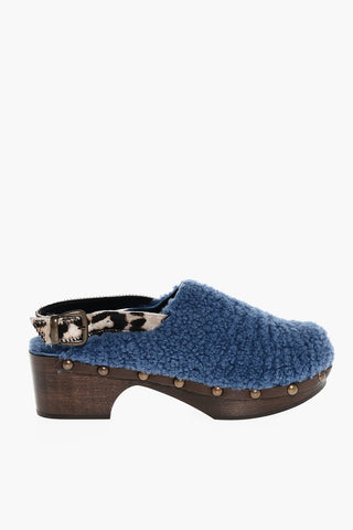 6cm Shearling RUKA Clogs
