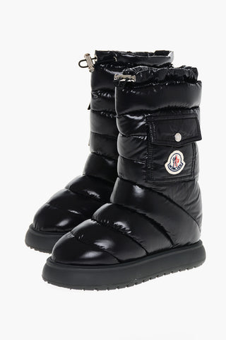 Quilted GAIA POCKET MID Boots With Drawstring