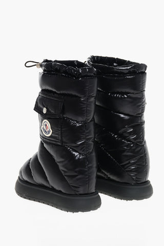 Quilted GAIA POCKET MID Boots With Drawstring