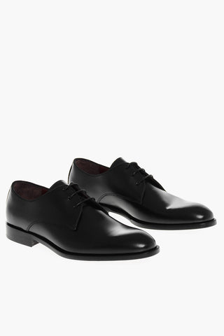 Brushed Leather Derby Shoes