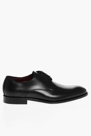 Brushed Leather Derby Shoes