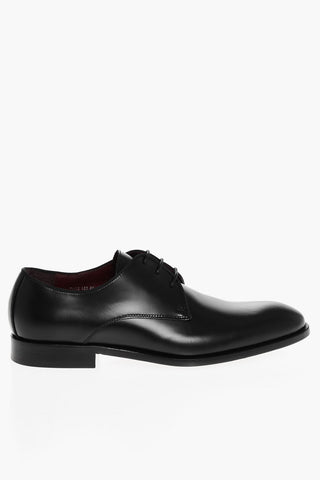 Brushed Leather Derby Shoes