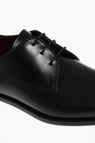Brushed Leather Derby Shoes