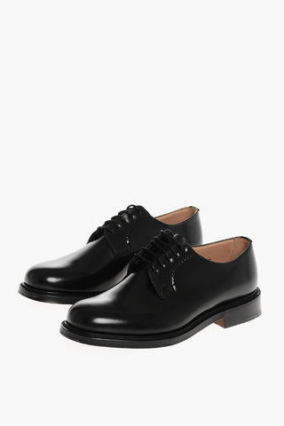 Brushed Leather SHANNON Derby Shoes