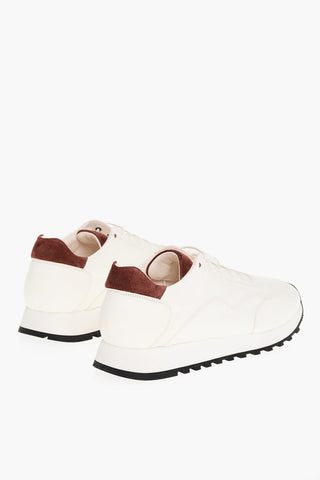 Sneakers Low-Top In Pelle Martellata