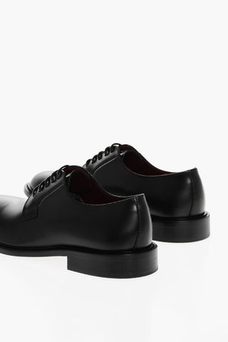 Brushed Leather Derby Shoes