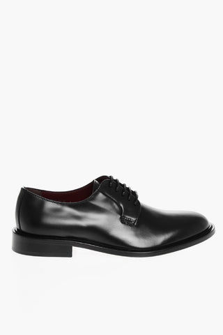 Brushed Leather Derby Shoes