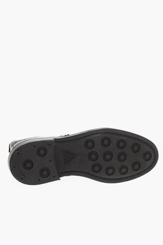 Stivaletti In Pelle Con Dettagli Brogues