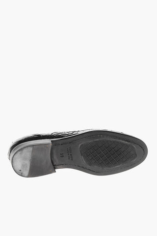 Crocodile Skin Oxford Shoes