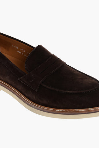 Suede Leather Penny Loafers