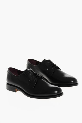 Brushed Leather Derby Shoes