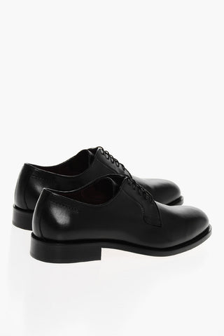 Brushed Leather Derby Shoes
