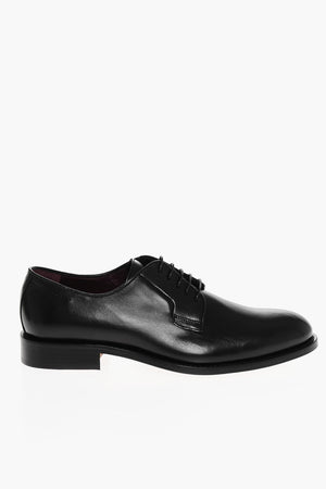 Brushed Leather Derby Shoes