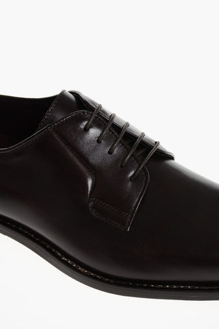 Brushed Leather Derby Shoes