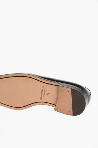 Brushed Leather Derby Shoes