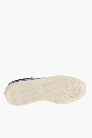 Sneakers Low-Top In Pelle Martellata