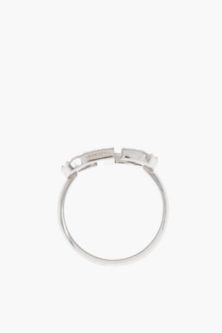Brass Ring with Rhinestones CD Monogram