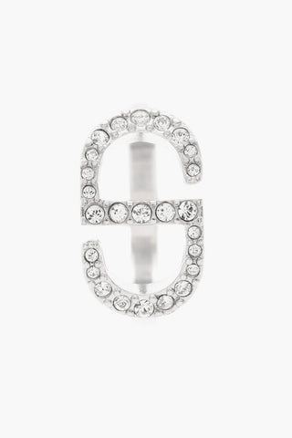 Brass Ring with Rhinestones CD Monogram