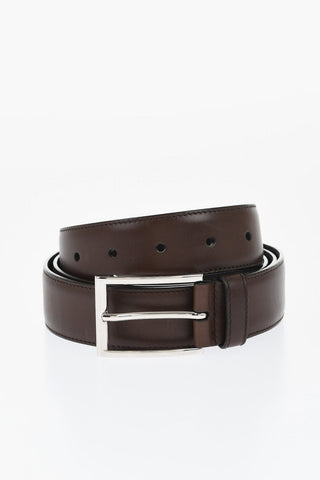 Solid Color Leather NEVADA Belt 30mm