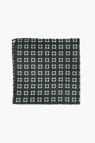 CC COLLECTION Floral Printed Silk Square Pocket