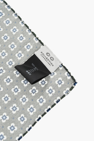 CC COLLECTION Floral Printed Silk Square Pocket