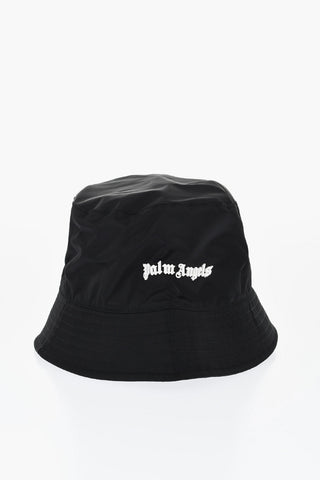 Solid Color Bucket Hat with Embossed Logo