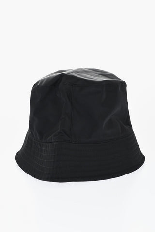 Solid Color Bucket Hat with Embossed Logo