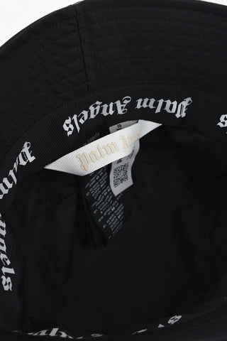 Solid Color Bucket Hat with Embossed Logo