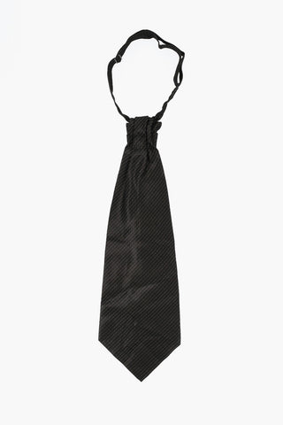 Satin Tie With Lurex Details
