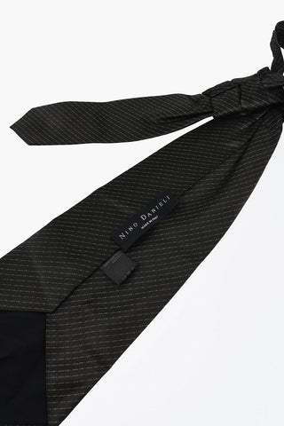Satin Tie With Lurex Details