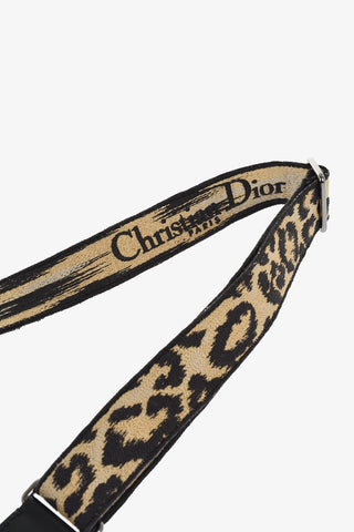 Animal Motif Shoulder Strap with Leather Details