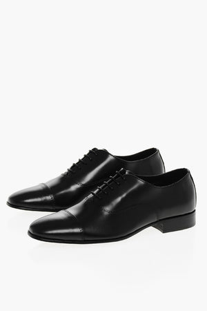 CC COLLECTION Scarpe Oxford In Pelle Spazzolata